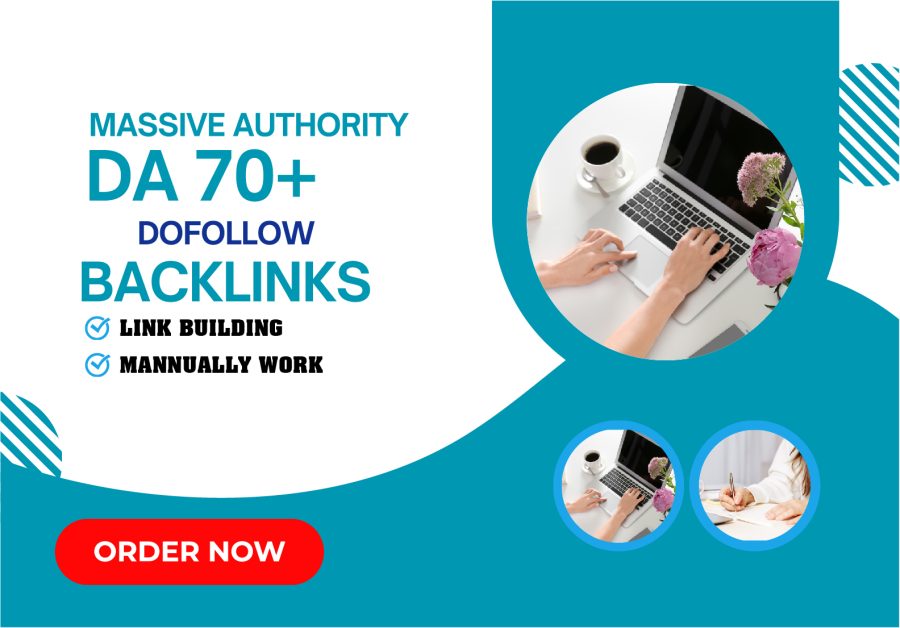 High Authority DA 70+ Dofollow SEO Backlinks 