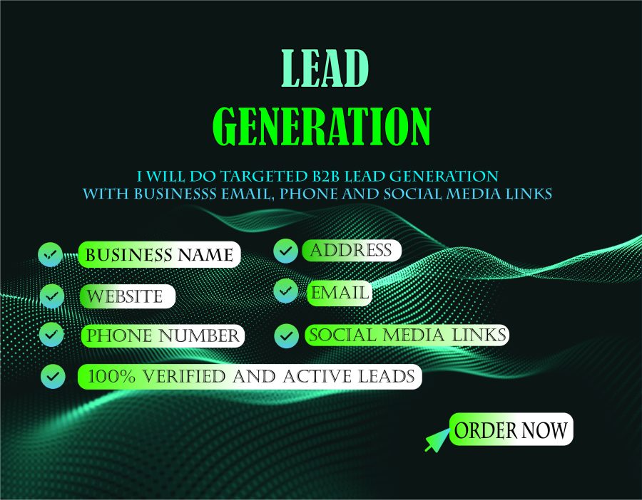I will do 200 Targeted B2B Lead Generation, LinkedIn and email list building, web research
