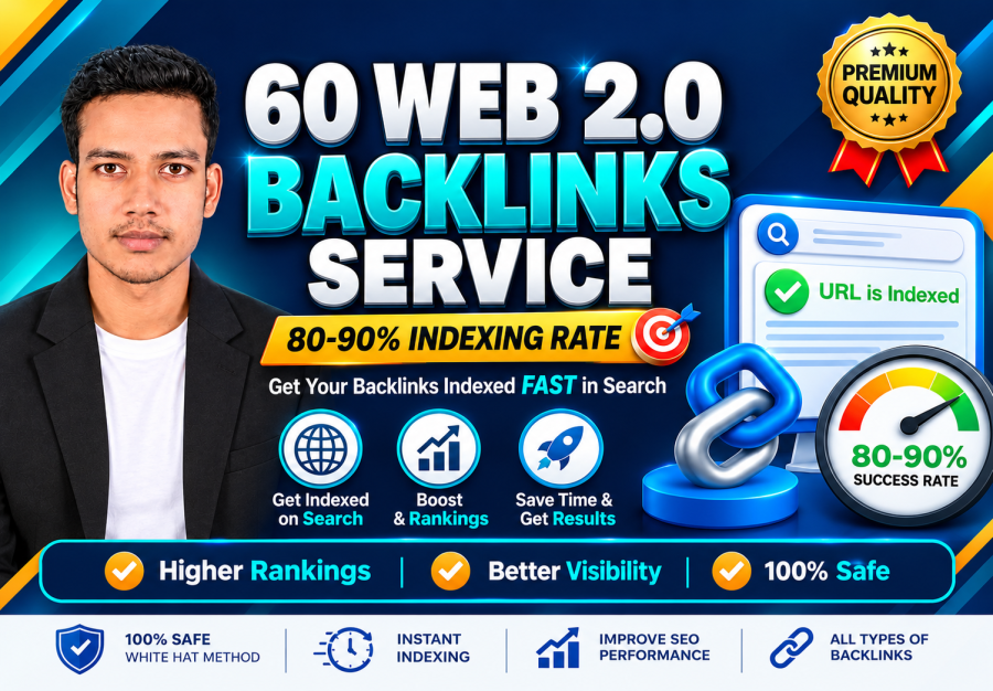 Boost your website on Google Ranking With Premium Quality Web 2.0 Backlinks