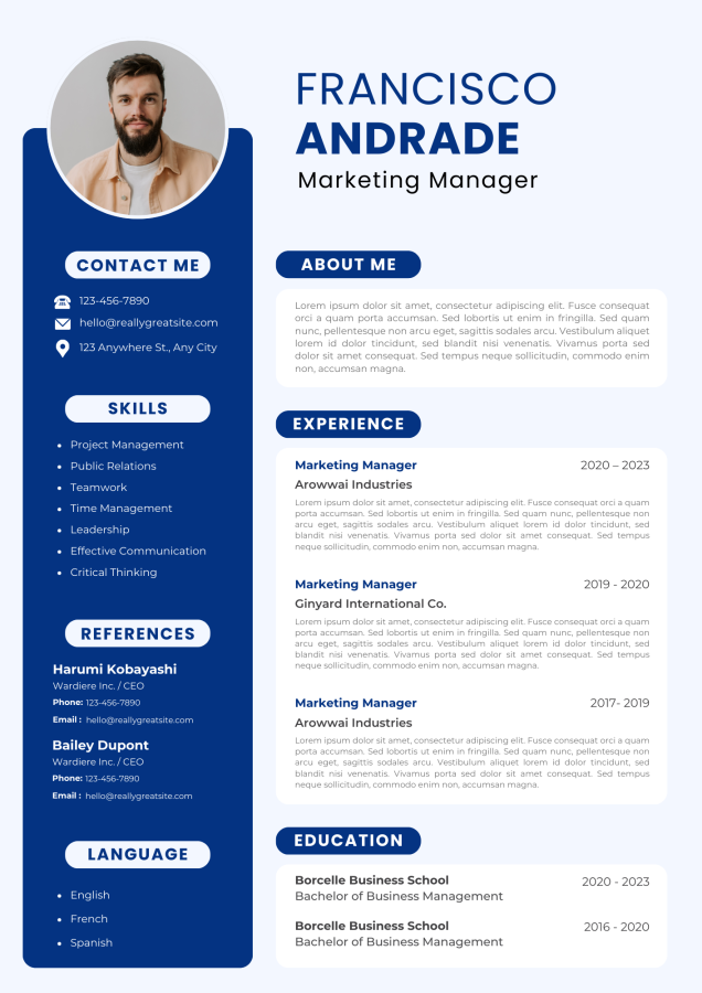 I will make this simple CV/Resume in 24 hours
