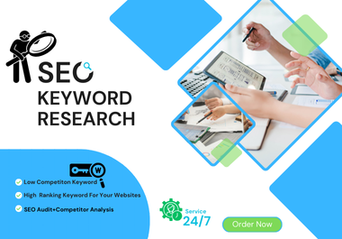 Advance SEO Keyword Research & Competitor Analysis. 
