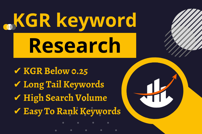 I will provide SEO keyword research for your website.