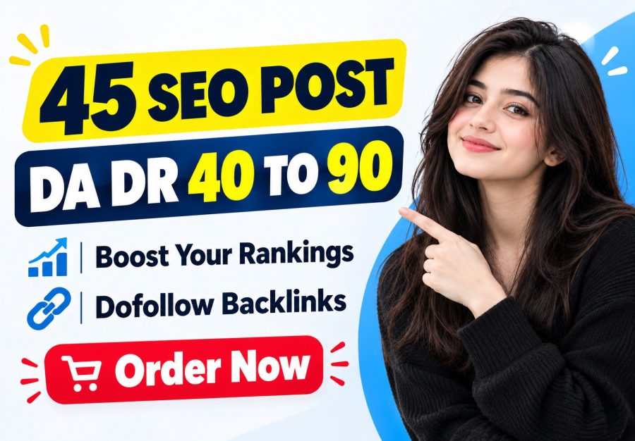 I Will Build 45 High DA SEO Posts | Dofollow Backlinks | Boost Rankings