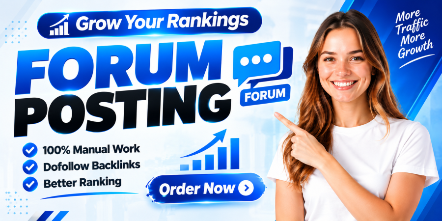 65 Forum Marketing Service for Quality Backlinks & Better Rankings