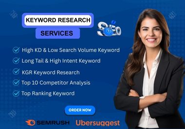 I Will Provide Advanced Keyword Research and competitor analysis&nbsp;Service