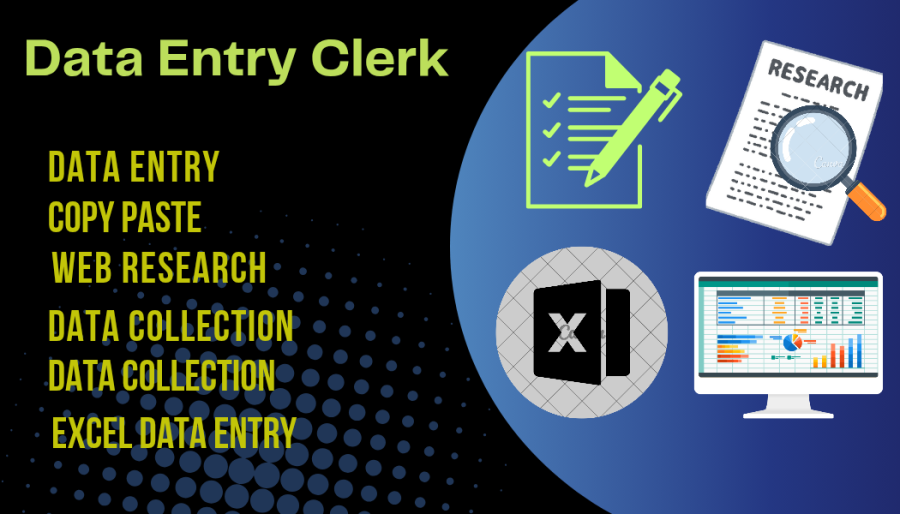 Fast Data Entry Operator | Data entry clerk | SEO WordPress 