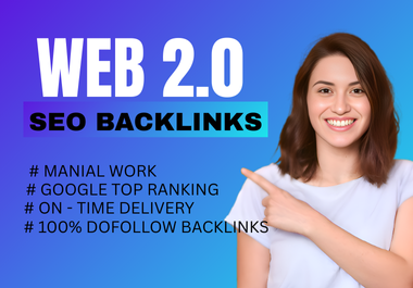 100 Web 2.0 SEO Backlinks Rank Your Websire HQ Top Web2.0 Backlink Site