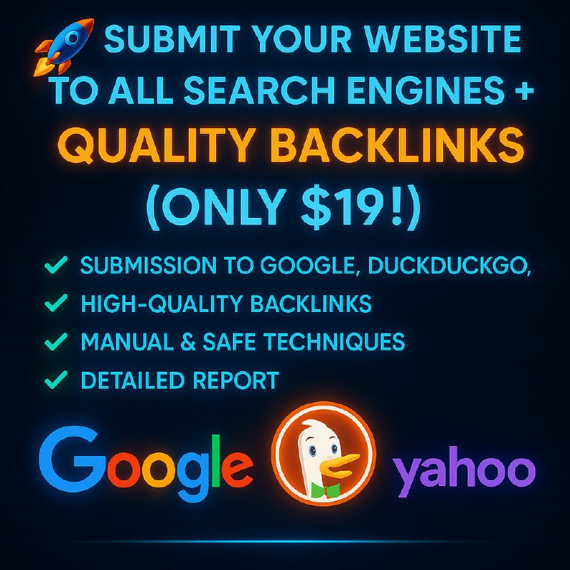 Submit Website to Major Search Engines for Quality Backlinks | Off-Page SEO