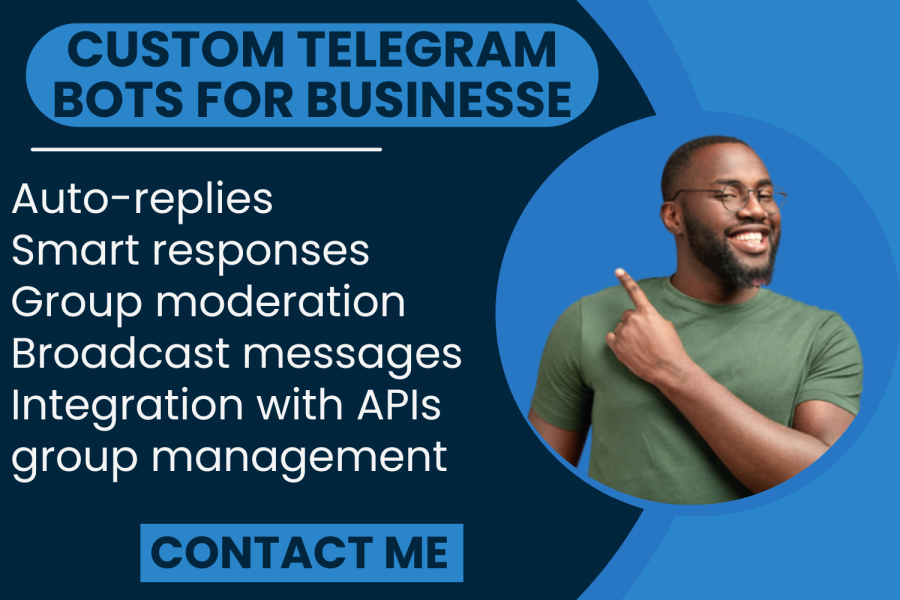 I will create bot for your business and personal needs