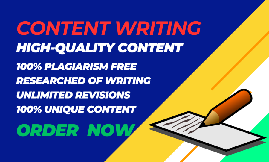 I Will Professional Content Writing, SEO Optimized and 100% Unique & Engaging