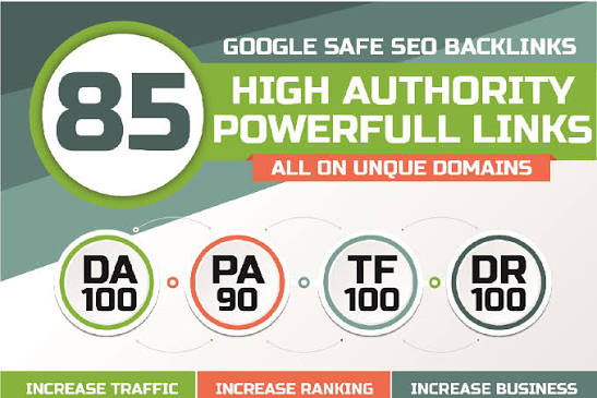 I Will Manually Create 85 High Authority SEO Backlinks on DA 60&ndash;100 Sites