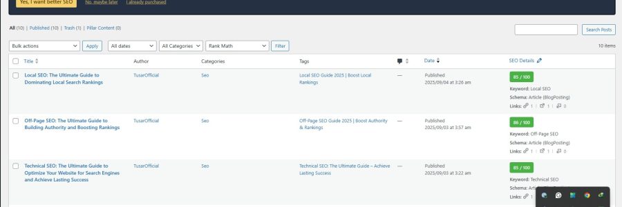 I will do wordpress onpage SEO and monthly seo package service of a website