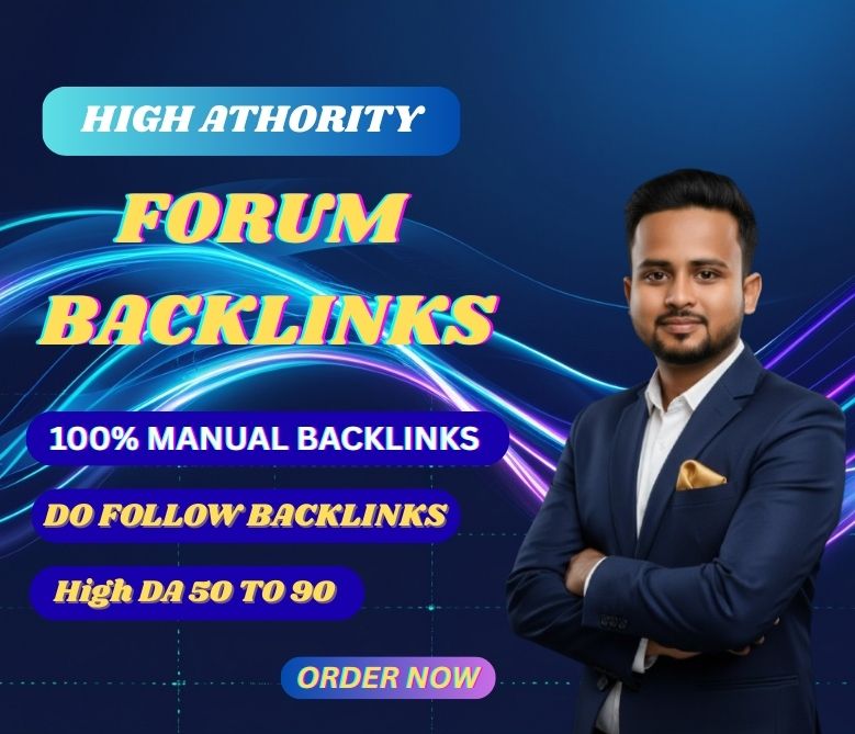 I Will Create 55 High-Authority Forum Backlinks Manually &ndash; White-Hat SEO