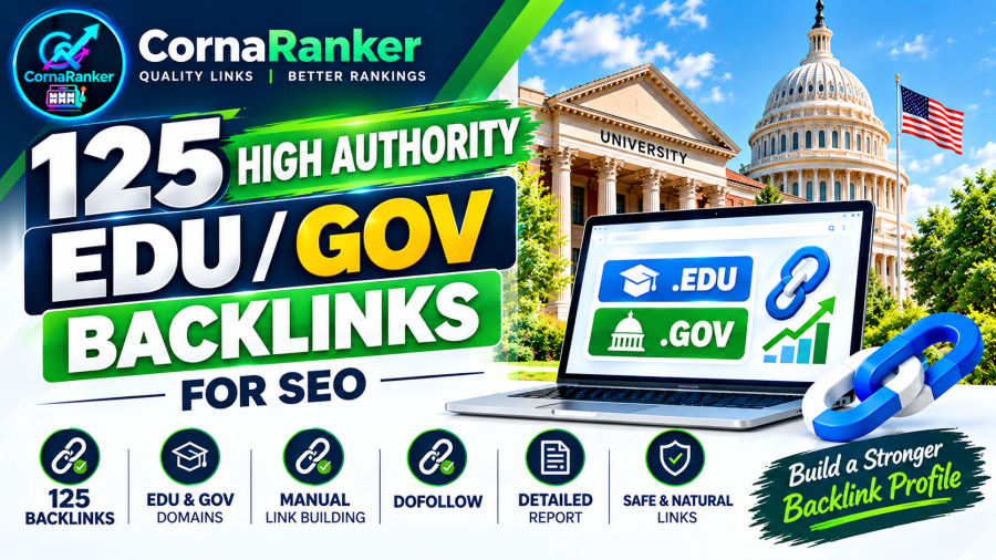 Build 125 High Authority EDU/GOV Backlinks for SEO
