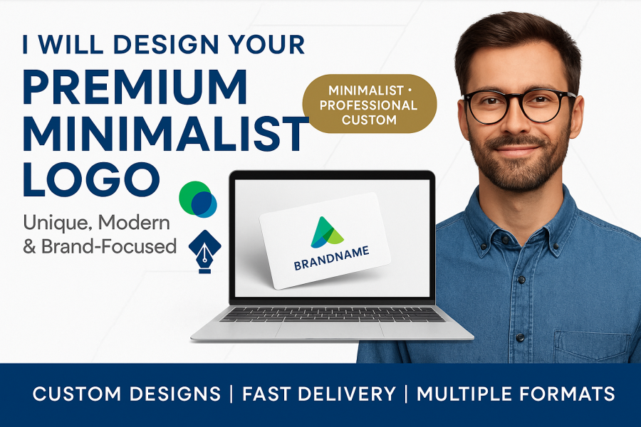I Will Design a Professional Minimalist Logo and Premium Branding That Elevates Your Business