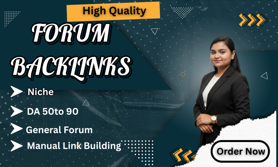 I Will Build High Quality DA 50&ndash;90 Forum Backlinks Manually for SEO Ranking