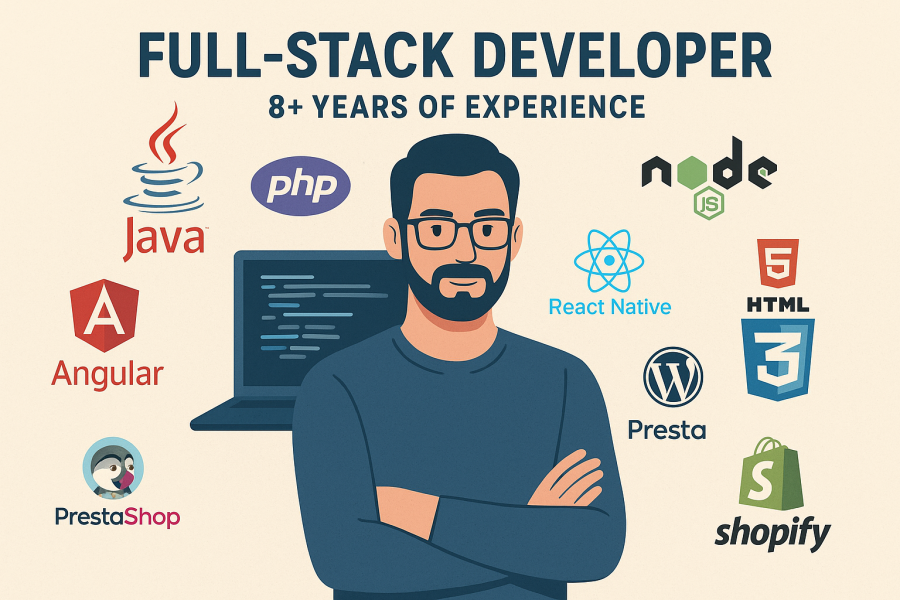 Professional Full-Stack Developer | 8+ Years of Experience