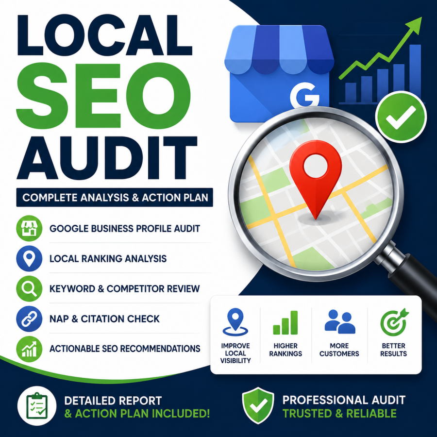I will perform a complete local SEO audit for your business