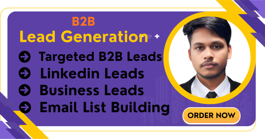 I will do b2b lead generation 100+