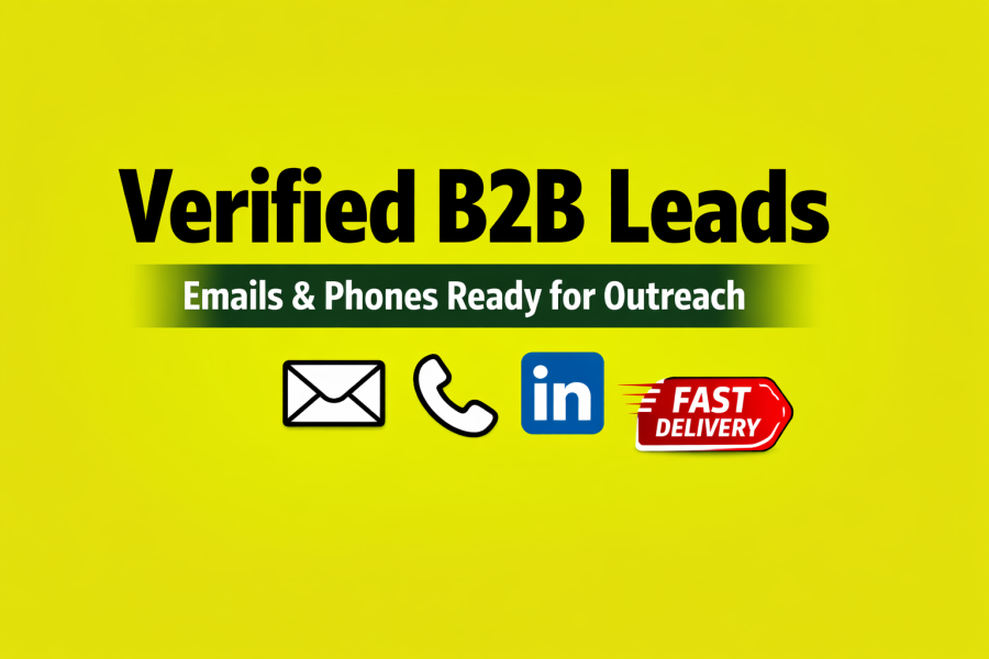 Hyper-Targeted 50 B2B Leads With Verified Emails, Phones & LinkedIn Profiles