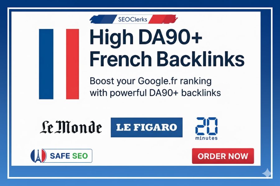 Dominate French SERPs: High-Authority 30 Backlinks from Premium French Websites