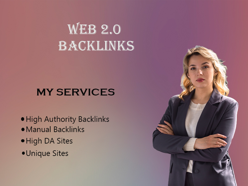 I will do Web 2.0 SEO Backlink improve your website
