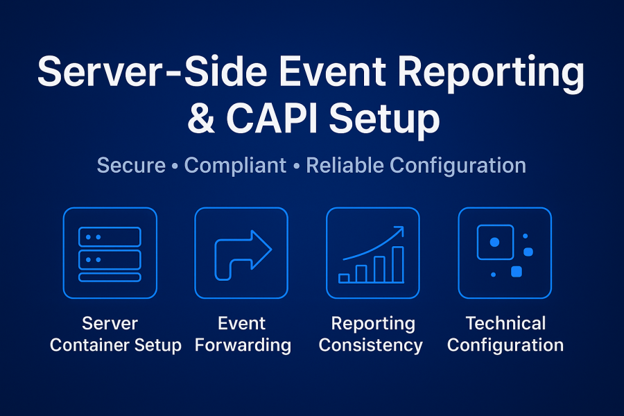 I will setup advanced meta capi and ga4 server side tracking