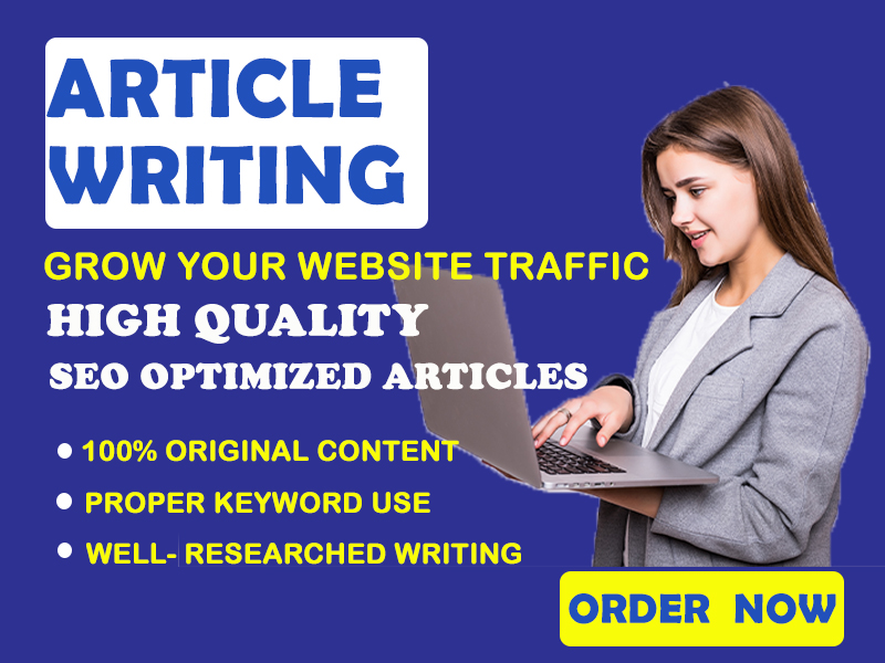 Professional SEO Optimized Content & Article Writing for Your Website or Blog