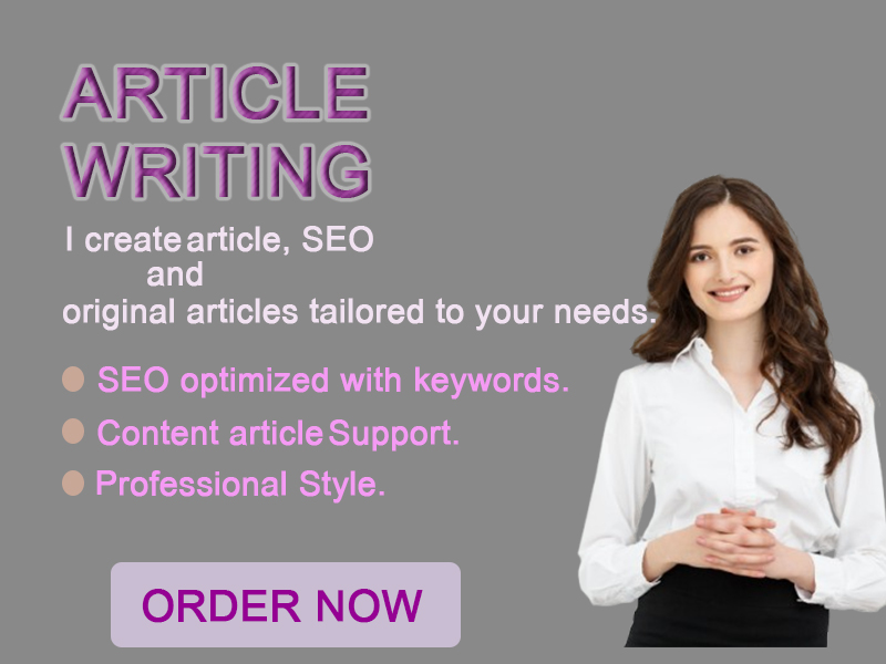SEO Optimized Blog Posts and Articles.