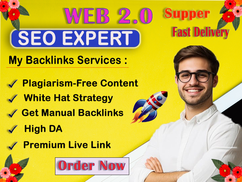I will create manual Web 2.0 blogs and sites boost ranking