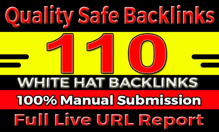 I Will Submit 110 White Hat Backlinks for Natural Link Profile Velocity