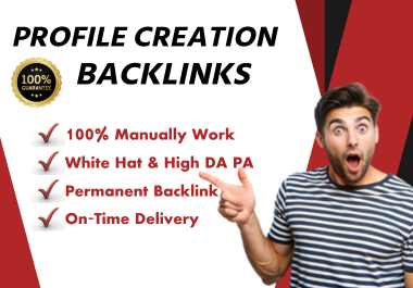 I Will Create 50 High-Authority Profile Backlinks for SEO Link Building