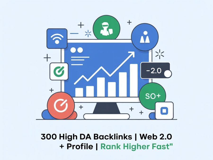 Increase Google Ranking with 300 Unique High DA Backlinks (Web 2.0 + Profile Links)