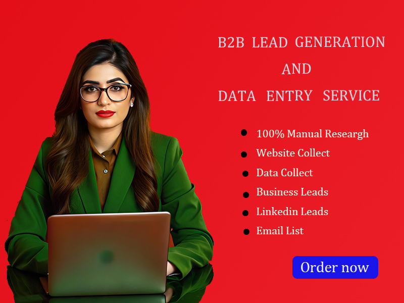 80 B2B Lead Generation Expert Data Entry Services