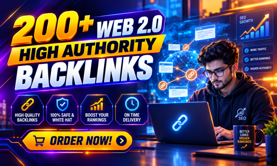 200+ High Quality Web 2.0 Backlinks Manual White Hat SEO