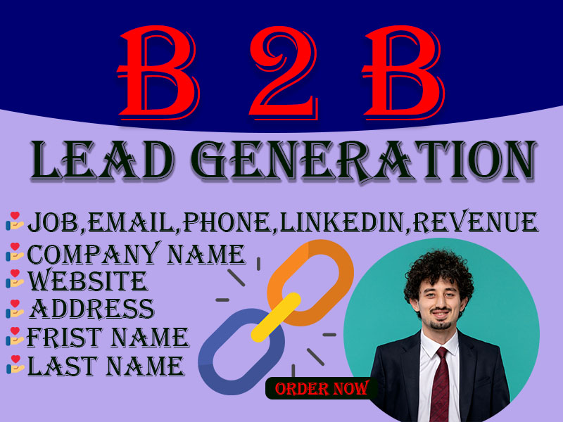 I Will Do B2B Lead Generation, Targeted Business Leads, LinkedIn Research & Email List Building