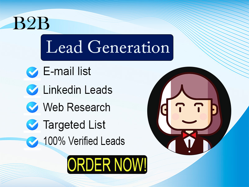 100% Manual and Verified B2B leads for your business 