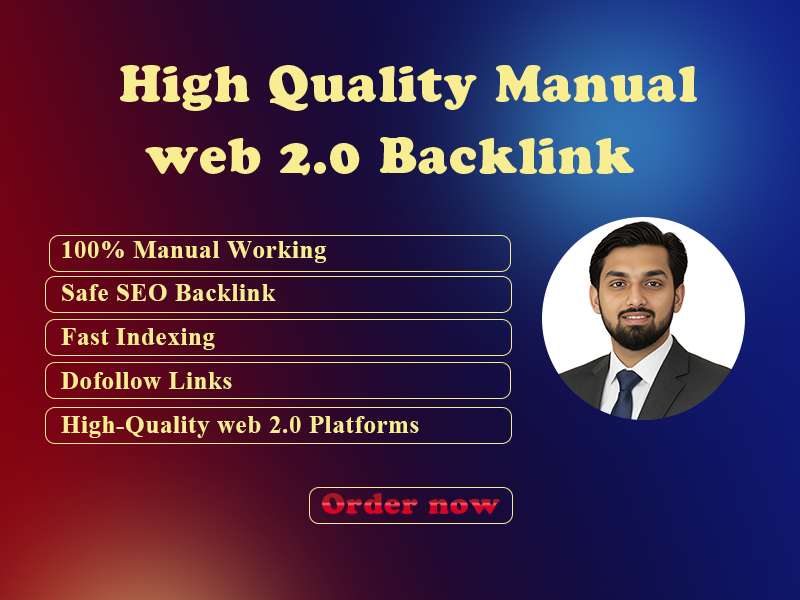 I will Doing High Quality 150+ Web 2.0 Back-link for Improve Google Rank Your Website