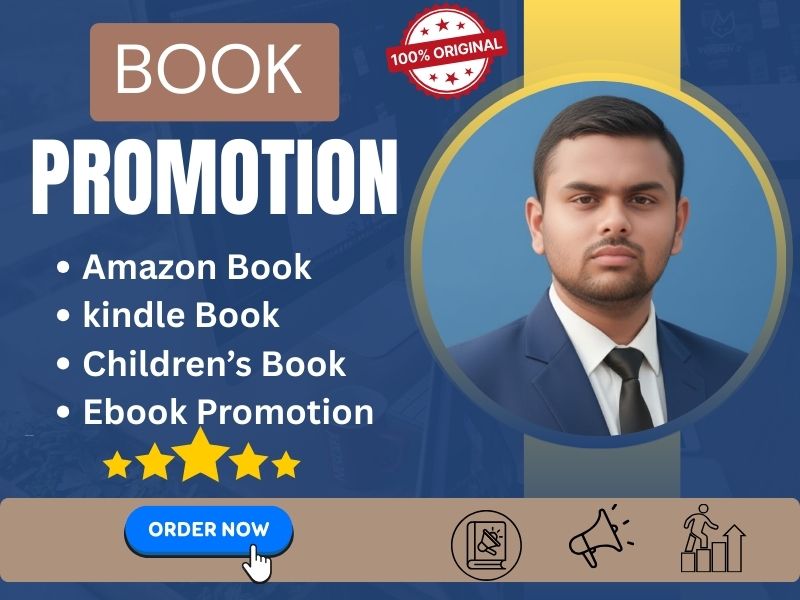 I will do book promotion, Kindle book, eBook promotion & children's book 