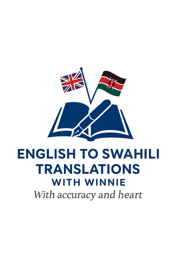 I will translate ENGLISH -SWAHILI 