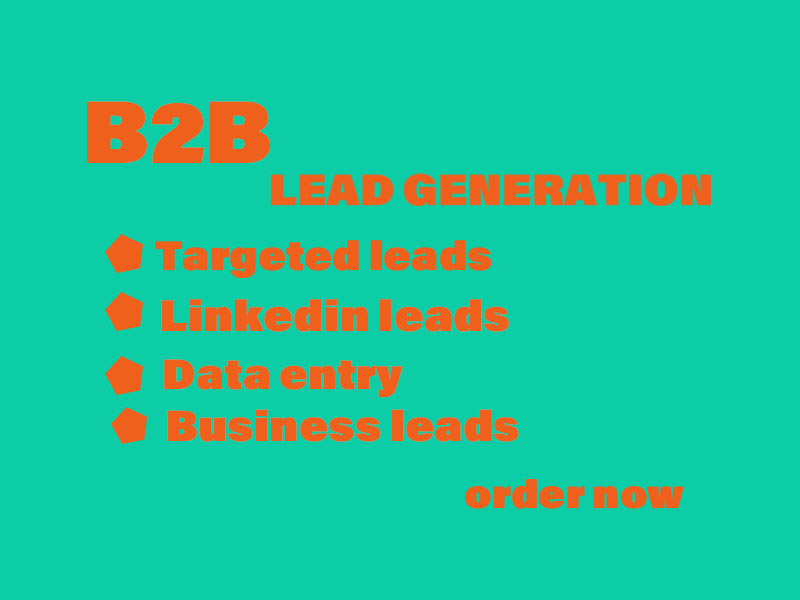 I will do for you b2b Lead generation Email List building