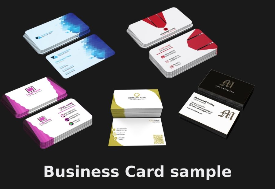 I will create double-sided modern and professional business card design in 24 hours