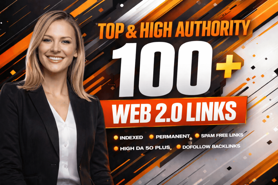 I will provide 100 Web 2.0 backlinks for Google ranking
