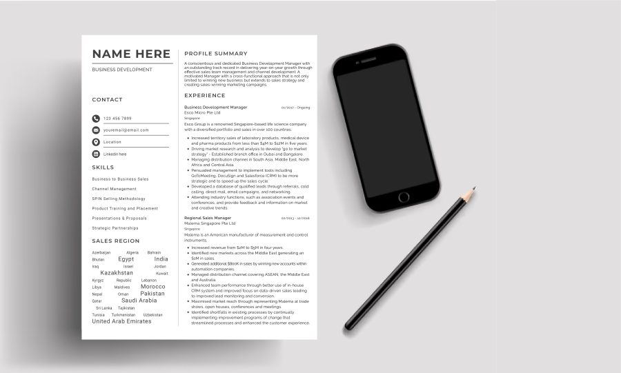 I Will Create a Stunning Resume or CV Design to Impress Recruiters