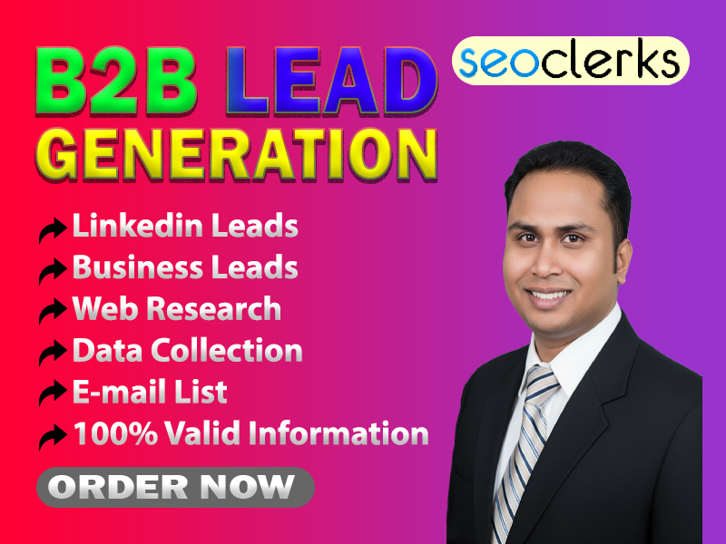 I Will Provide 100 Targeted B2B Leads with Clean, Verified Email Lists