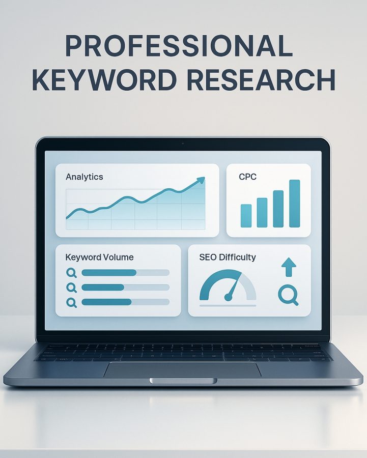 I will do perfect keyword research with low competition and high traffic keywords