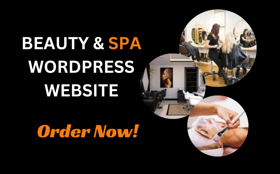 I will design a stunning salon spa beauty website in wordpress