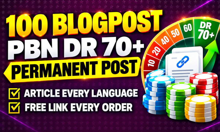 Premium 100 Permanent PBN Blogpost Backlinks DR 70 DA 40 to Boost SEO Rankings