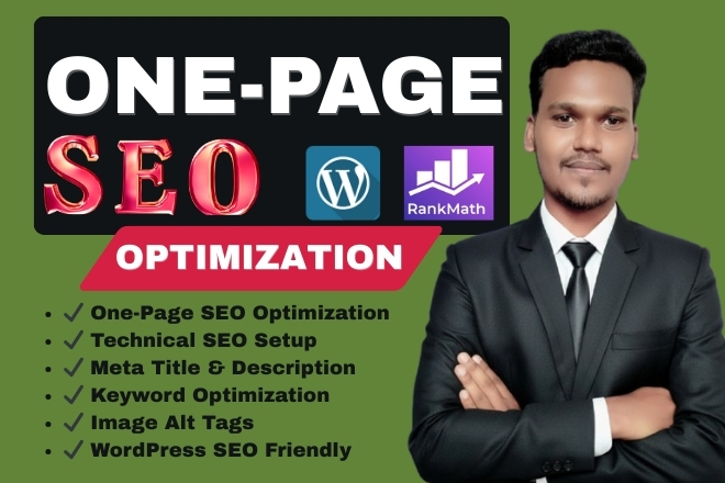 I will do One Page SEO and Technical SEO for Google Top Ranking (WP Site)