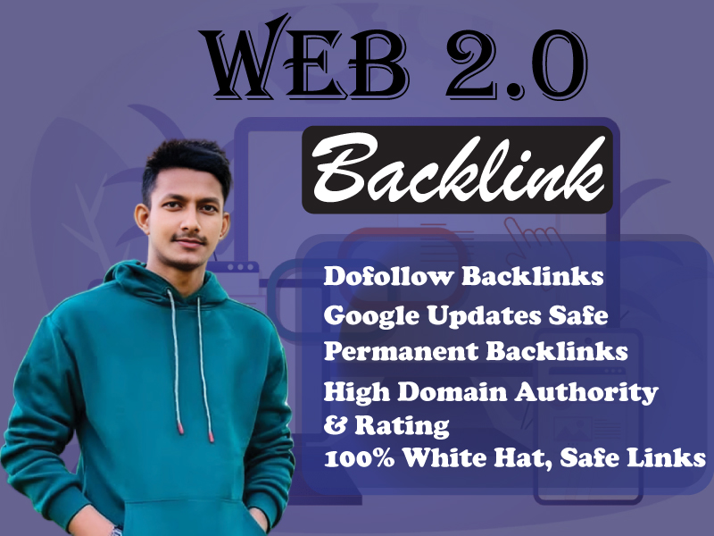 I will build 100 high quality web 2.0 backlinks for ranking 